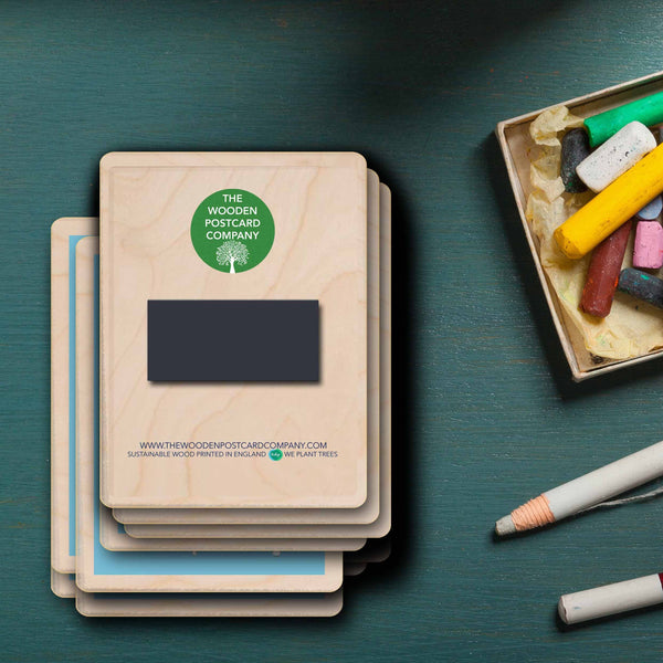 Wooden Postcard - The Thistle Fairy