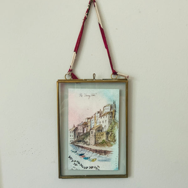 Kiko Hanging Picture Frames - Brass